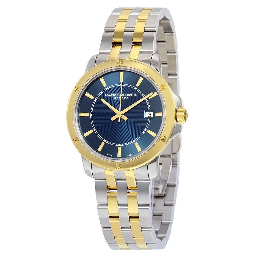 Raymond Weil Tango Blue Dial Two-tone Men's Watch RW-5591-STP