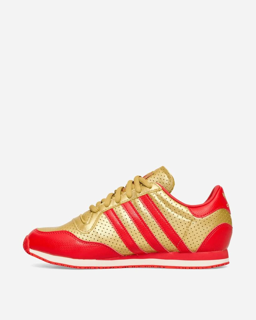 Adidas Galaxy OG Sneakers Gold Metal / Red / Off White 3