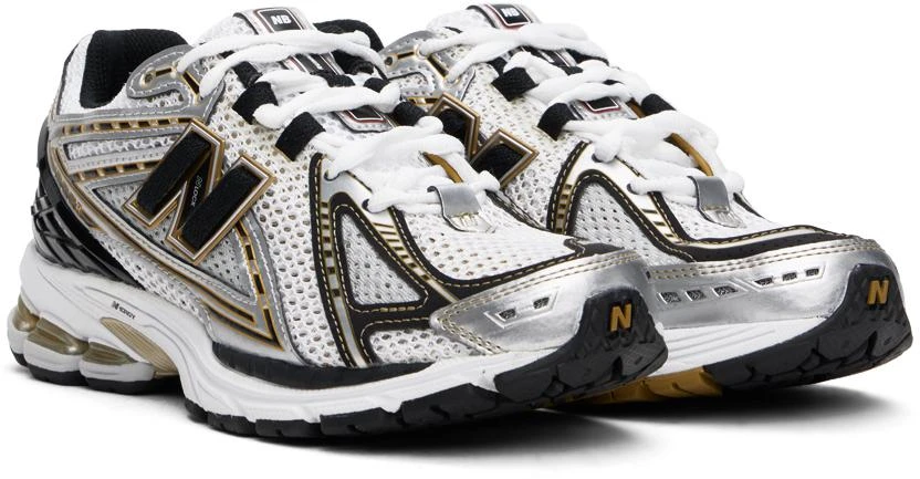 New Balance White & Black 1906R Sneakers 4