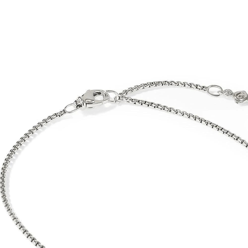 David Yurman Petite Albion® Pendant Necklace in Sterling Silver with Prasiolite and Diamonds, 7mm 5