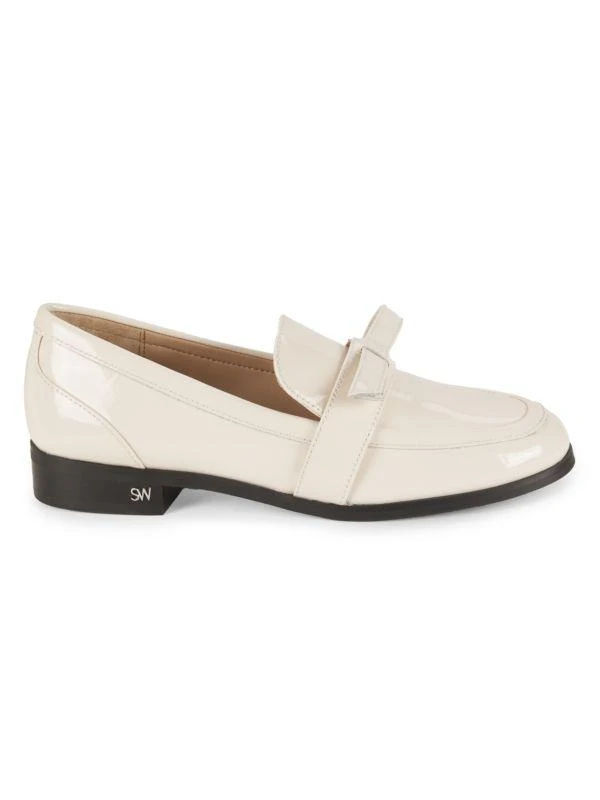 Stuart Weitzman Emma Patent Leather Bow Loafers 1