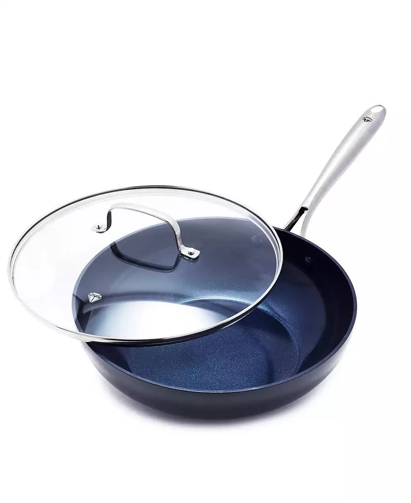 Blue Diamond Hard Anodized Ceramic Nonstick 11" Frying Pan with Lid 1