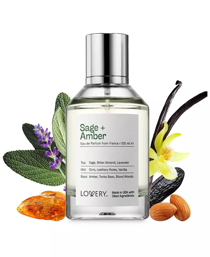 Lovery Sage + Amber Eau de Parfum, 3.4 oz. 2