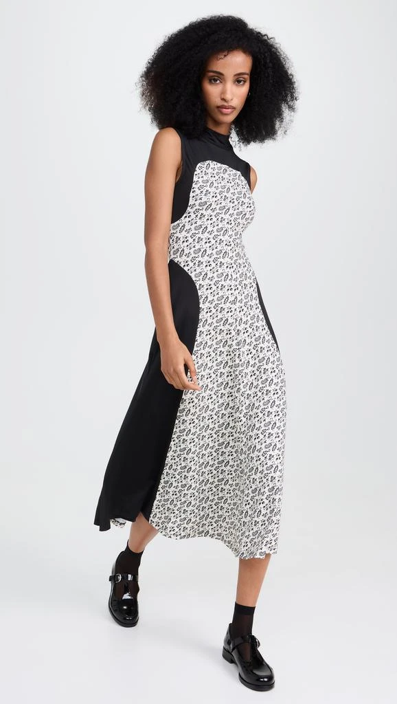 Sea Panna Printed Spandex Sleeveless Dress 4