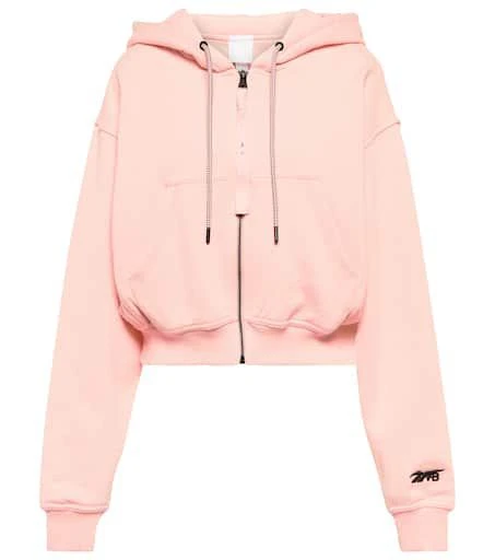 Reebok x Reebok cropped cotton hoodie 1