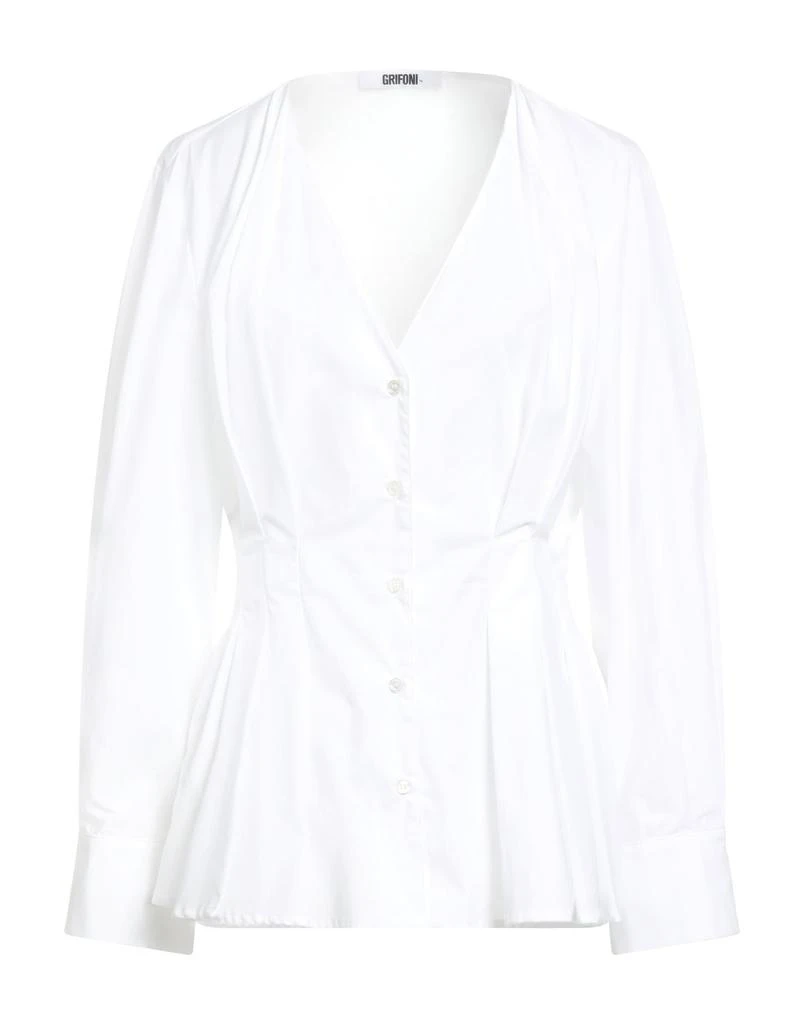 GRIFONI Solid color shirts & blouses 1