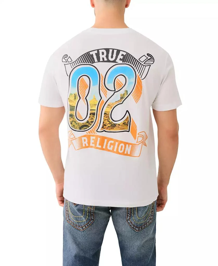 True Religion Men's Short Sleeve Crewneck Canyon Graphic T-Shirt 1