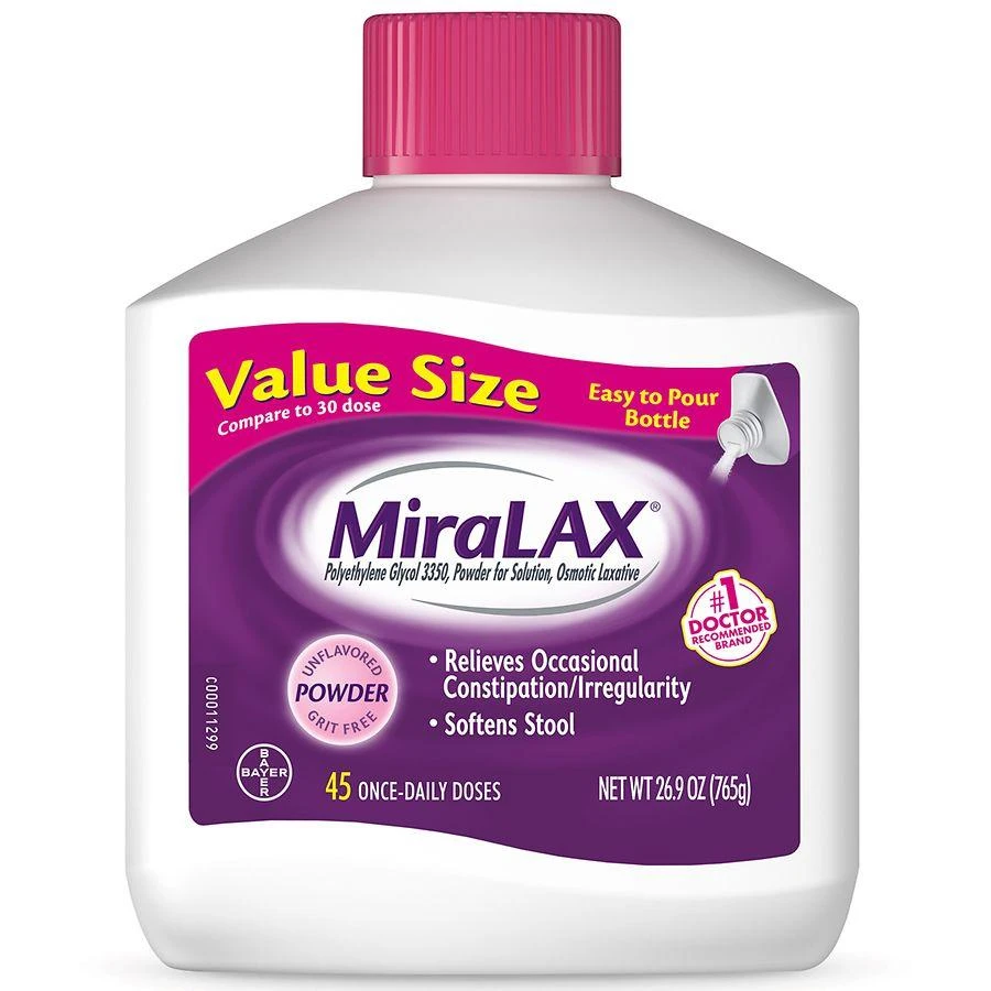 MiraLAX Laxative Powder Unflavored