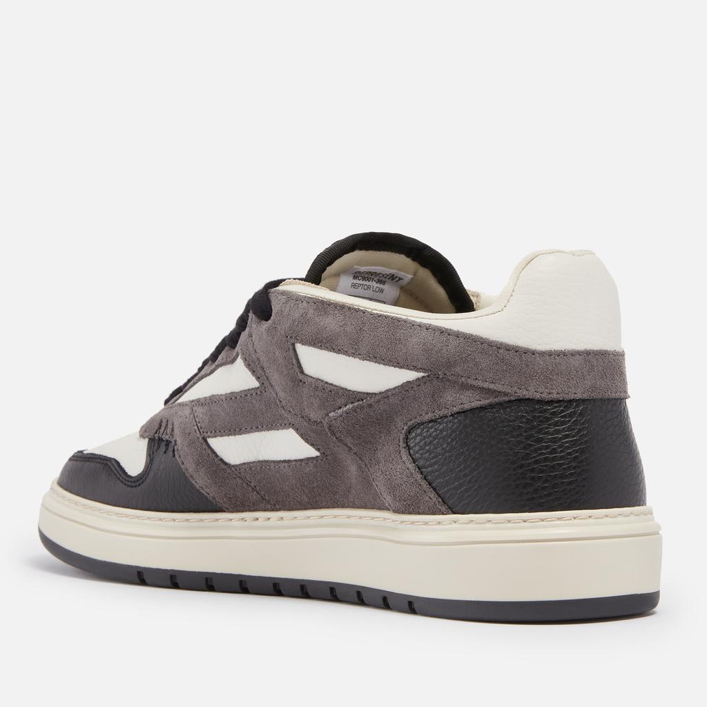 REPRESENT Represent Mens Reptor Leather and Suede Trainers