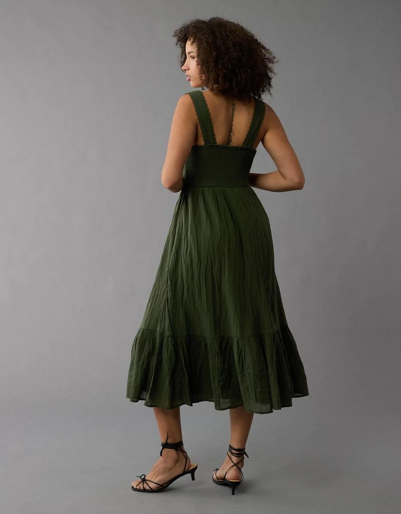 midi ruffled high low dress custom size Fiery Rose Midi Dress– Teuta Matoshi
