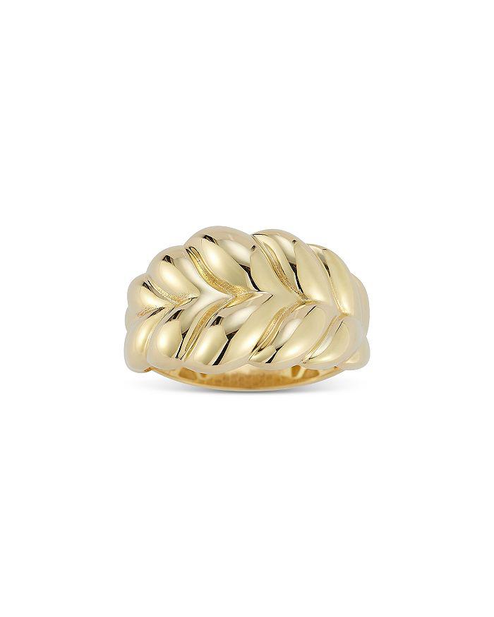 Bloomingdale's Bold Woven Ring in 14K Yellow Gold