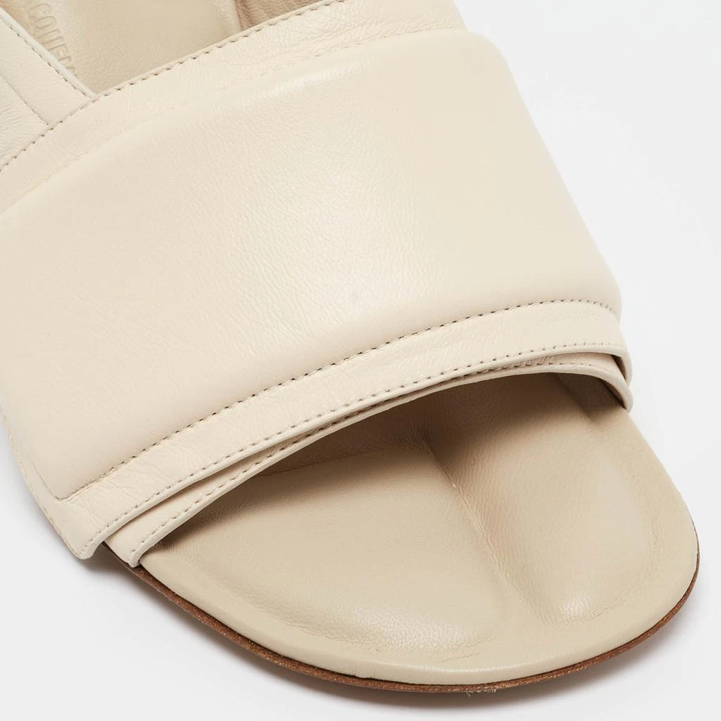 Jacquemus Jacquemus Cream Leather Piscine Les Mules Size 35 7