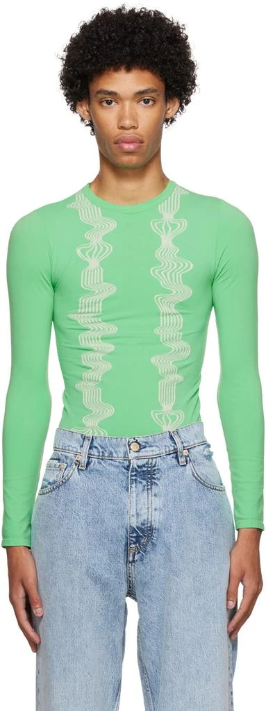 Eytys SSENSE Exclusive Green Emery Shirt 1