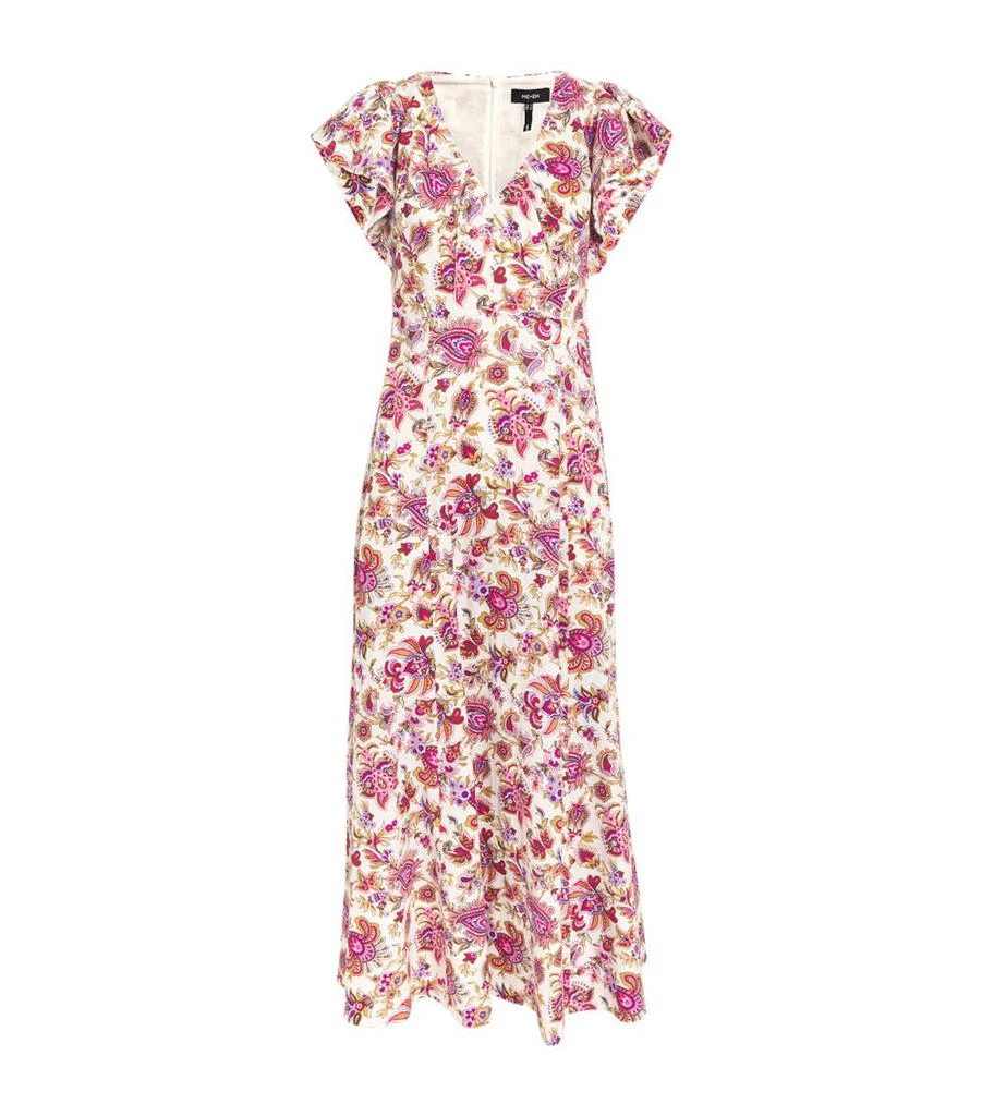 ME+EM Paisley Print Creaseless Maxi Dress 1