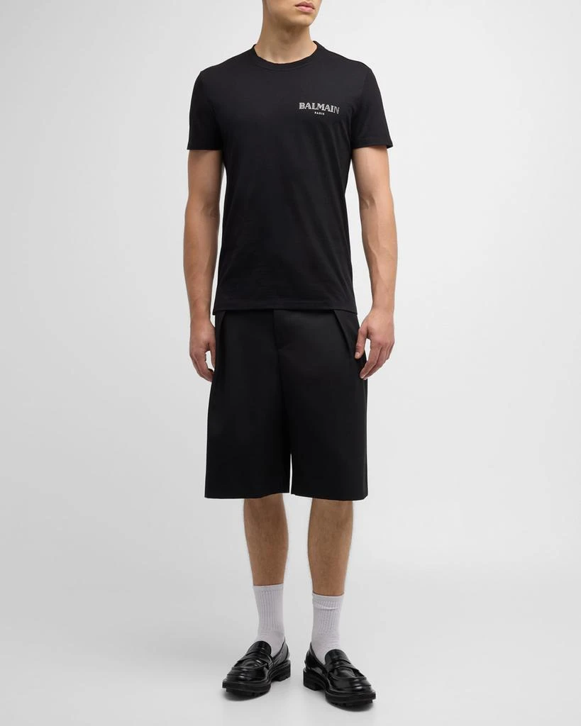 Balmain Men's Metallic Vintage Logo T-Shirt 2