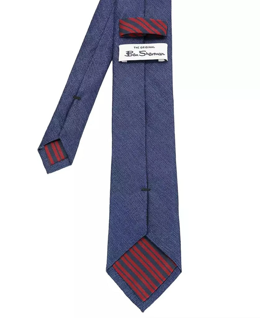 Ben Sherman Men's Solid Silk Tie 3
