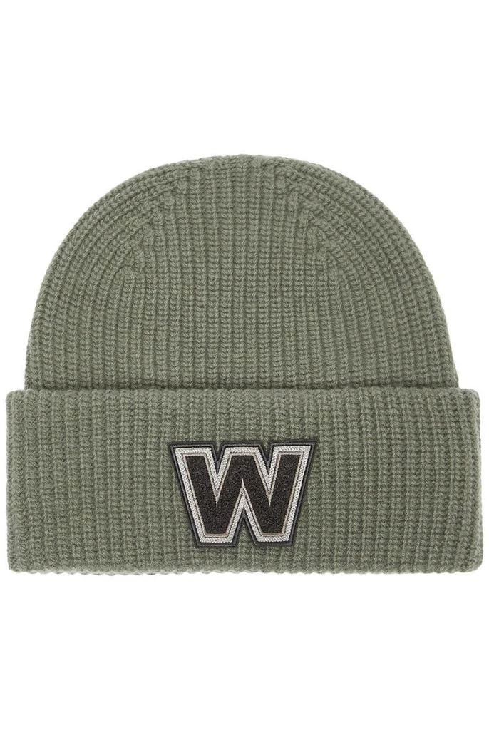 Weekend Max Mara Wool logo beanie hat 1
