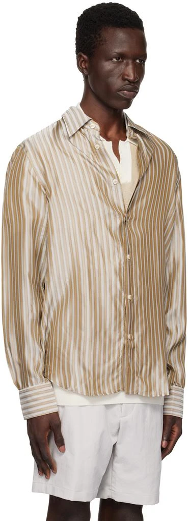 Tiger of Sweden Brown Baarney Shirt 2