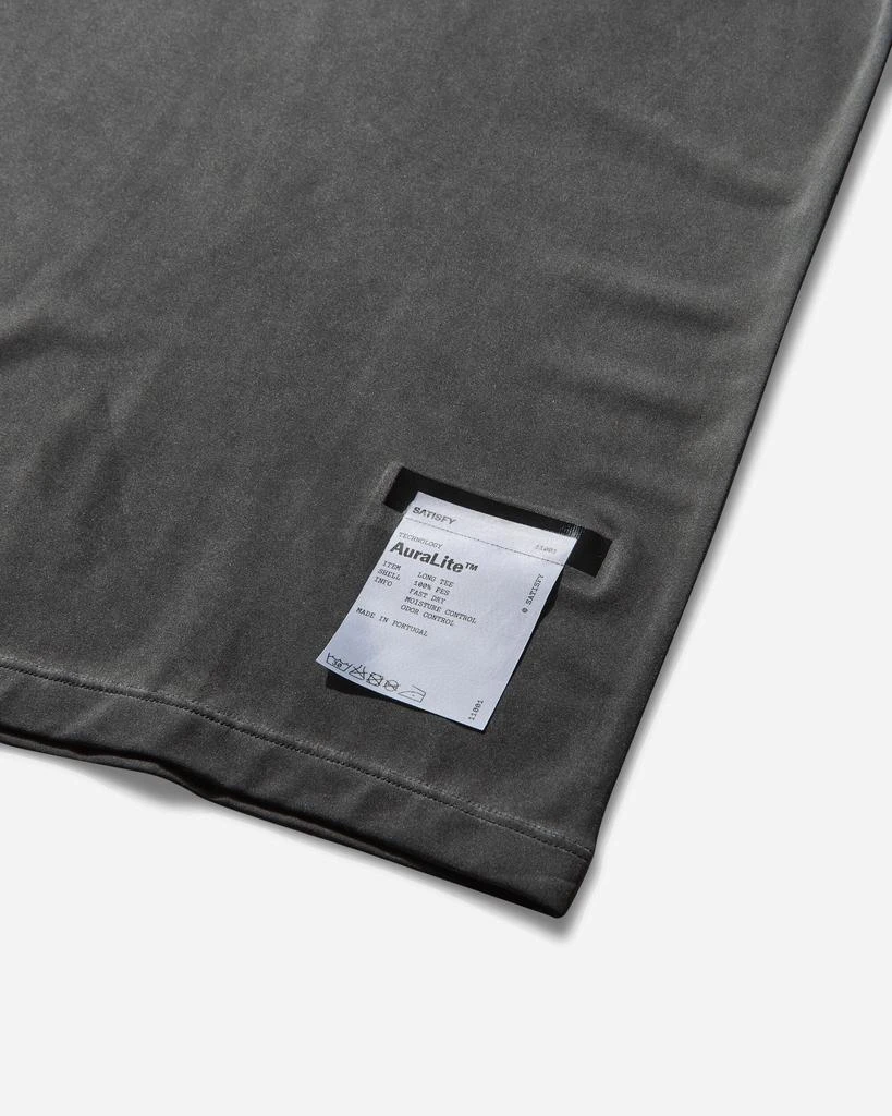 Satisfy Men's AuraLite Long T-Shirt Black Pigment 4