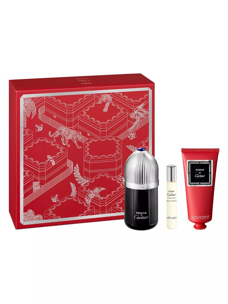 Cartier Pasha Edition Noire 3-Piece Eau de Parfum Gift Set 1