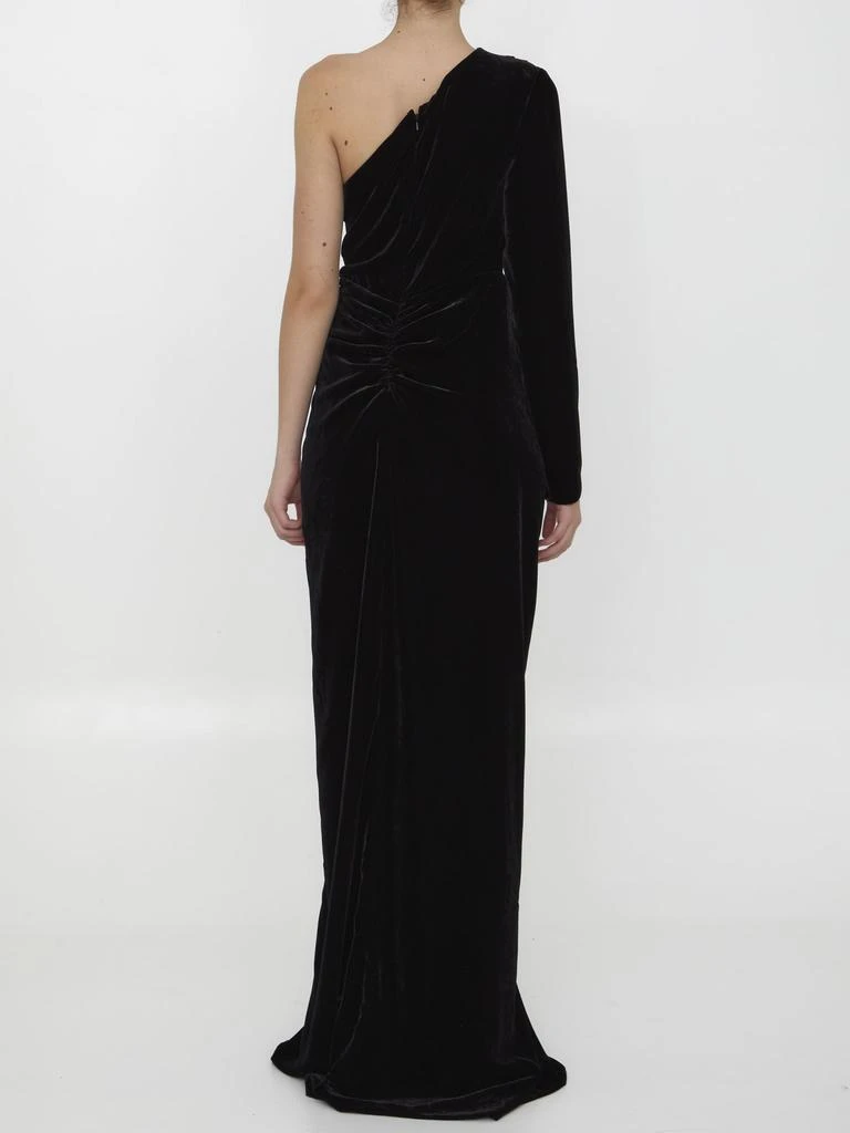 Costarellos Black Velvet Dress 4