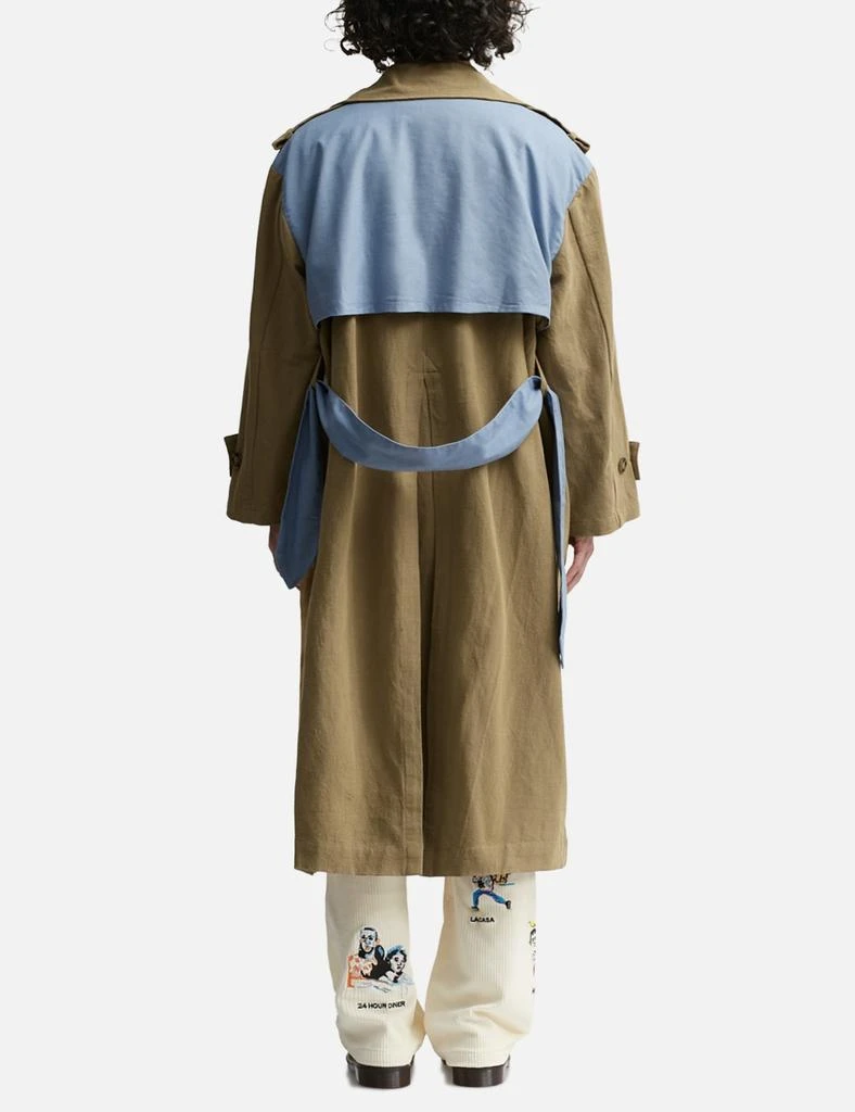 KidSuper Painted Trench Coat 4