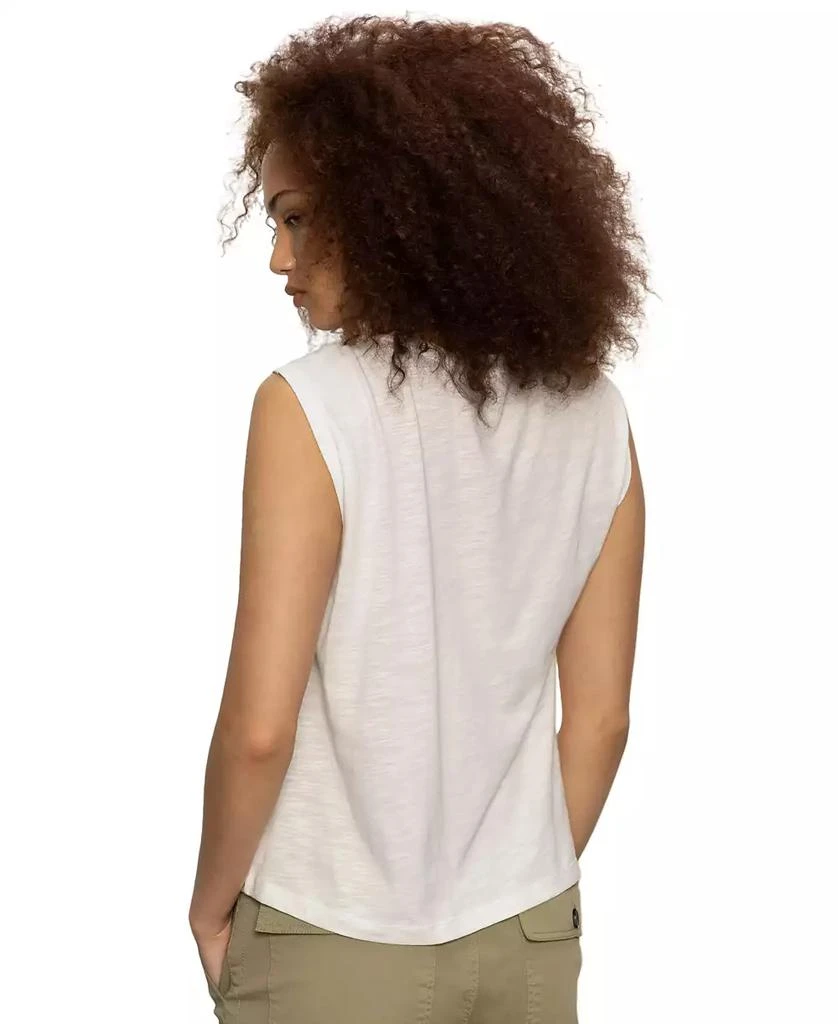 Sanctuary Women's So Twisted Asymmetric Muscle T-Shirt 5