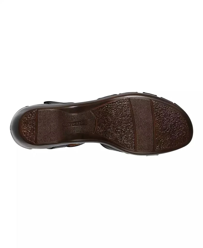 Easy Spirit Women's Darlyn T-Strap Woven Flats 5