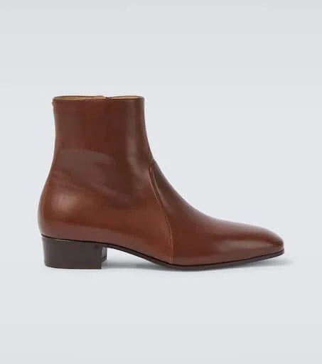 Valentino VLogo leather ankle boots 1