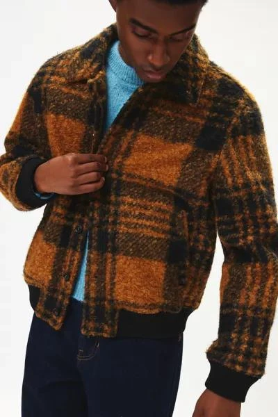 Native Youth Native Youth Ramos Boucle Plaid Fleece Jacket 1