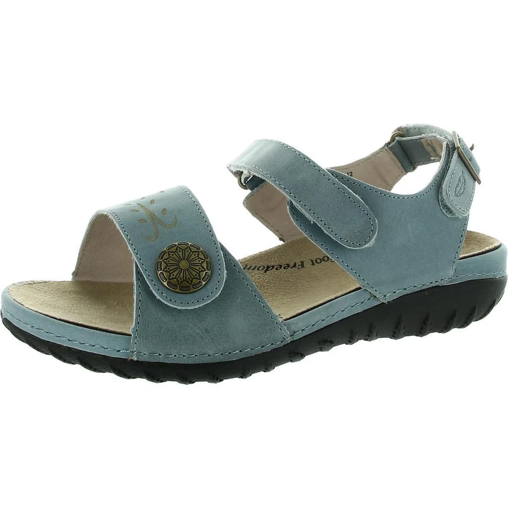 Barefoot Freedom Womens Strappy Leather Strappy Sandals 1