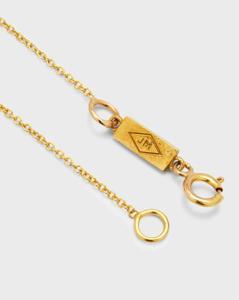 Jennifer Meyer Mini 3-Bezel Dangle Necklace 4