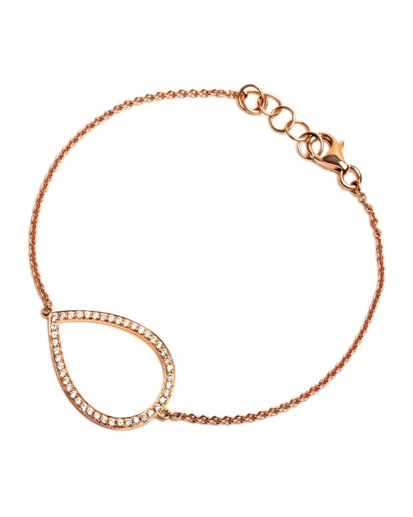 Bridget King Jewelry Large Open Teardrop Bracelet 1