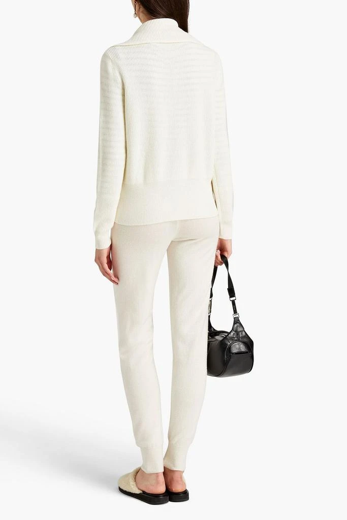 N.PEAL Ribbed wool and cashmere-blend sweater 3