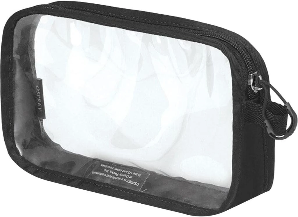 Osprey Osprey Ultralight Clear Liquids Pouch for Travel, Black