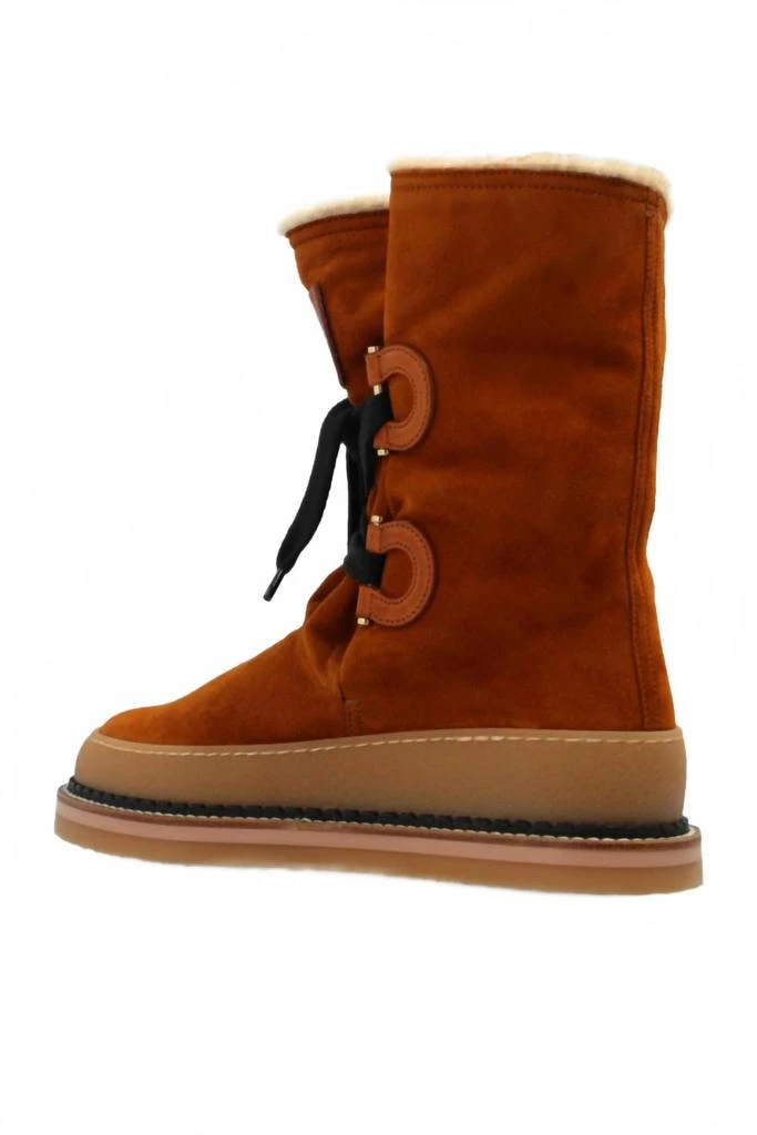 Salvatore Ferragamo Women
s Celeno Ankle Boots In Brown 3