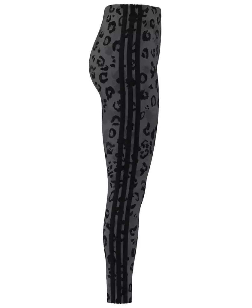Adidas Women
s Leopard-Print Cotton-Blend High-Rise Leggings 2