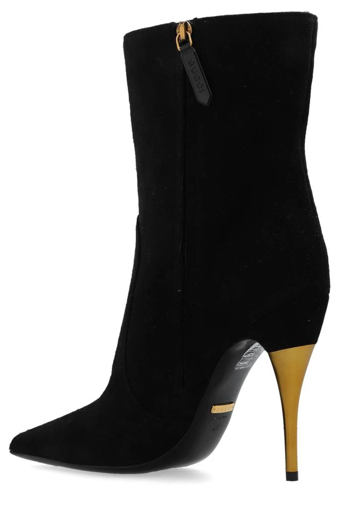 Gucci Gucci Pointed-Toe Heeled Boots 3