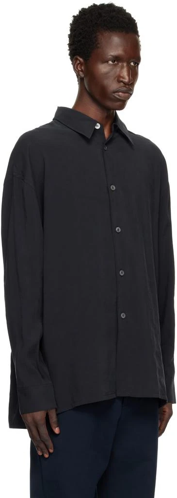 Studio Nicholson Navy Strike Shirt 2