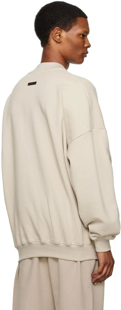 Fear of god Beige Flocked Sweatshirt 3