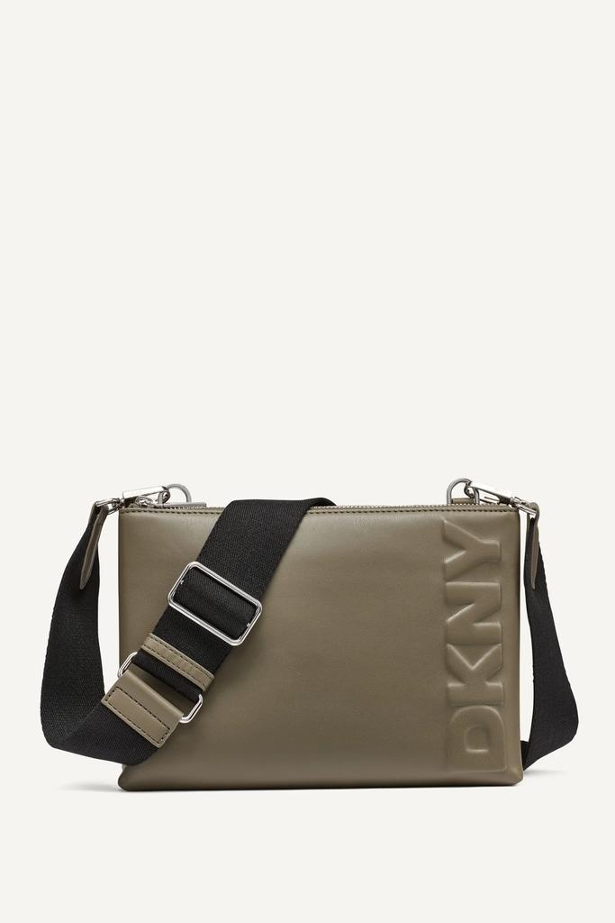 DKNY TINSLEY LOGO EMBOSSED CROSSBODY BAG