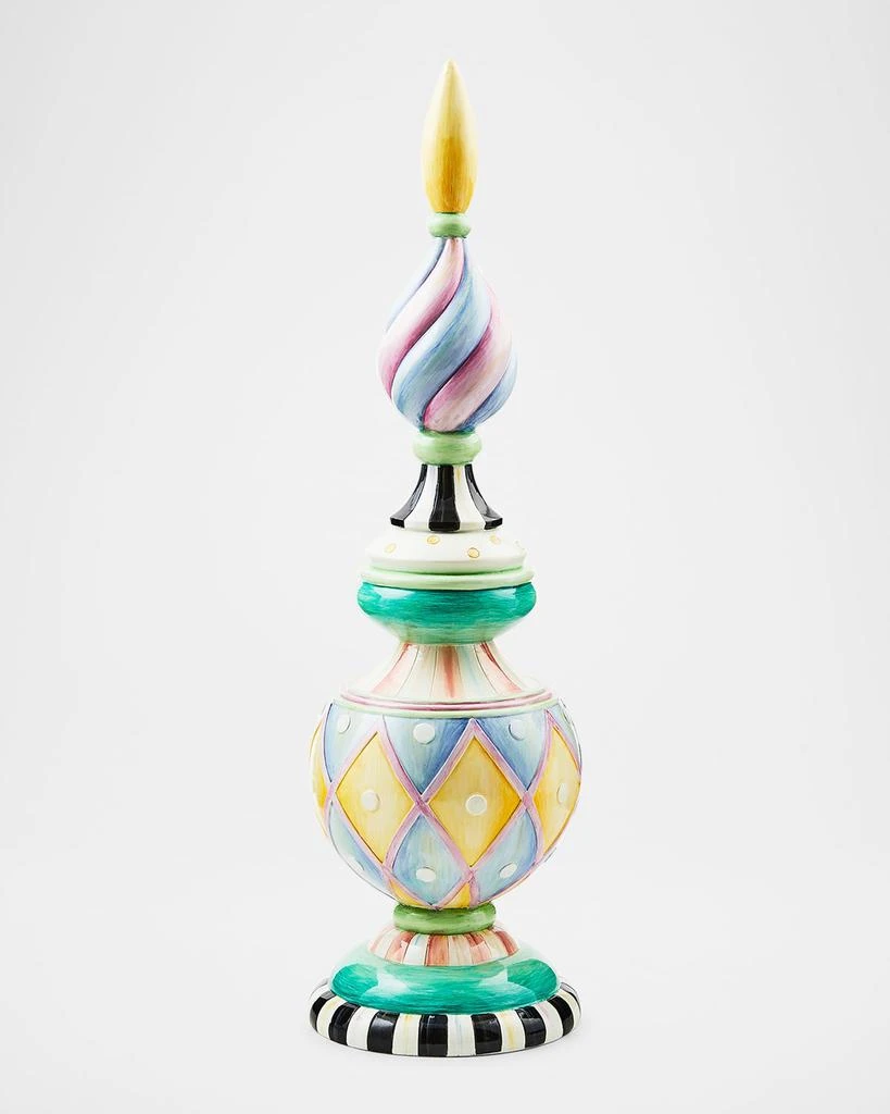 MacKenzie-Childs Rosy Meadow Short Finial 1