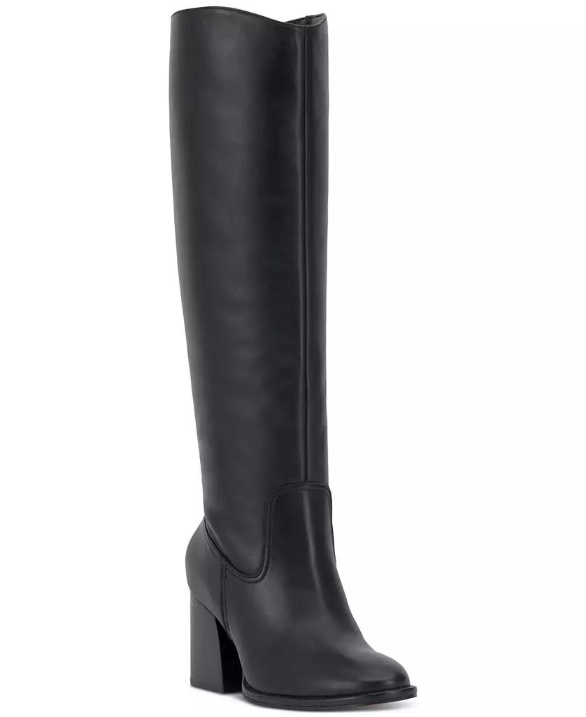 Vince Camuto Women's Leila Wide-Calf Block-Heel Knee-High Boots