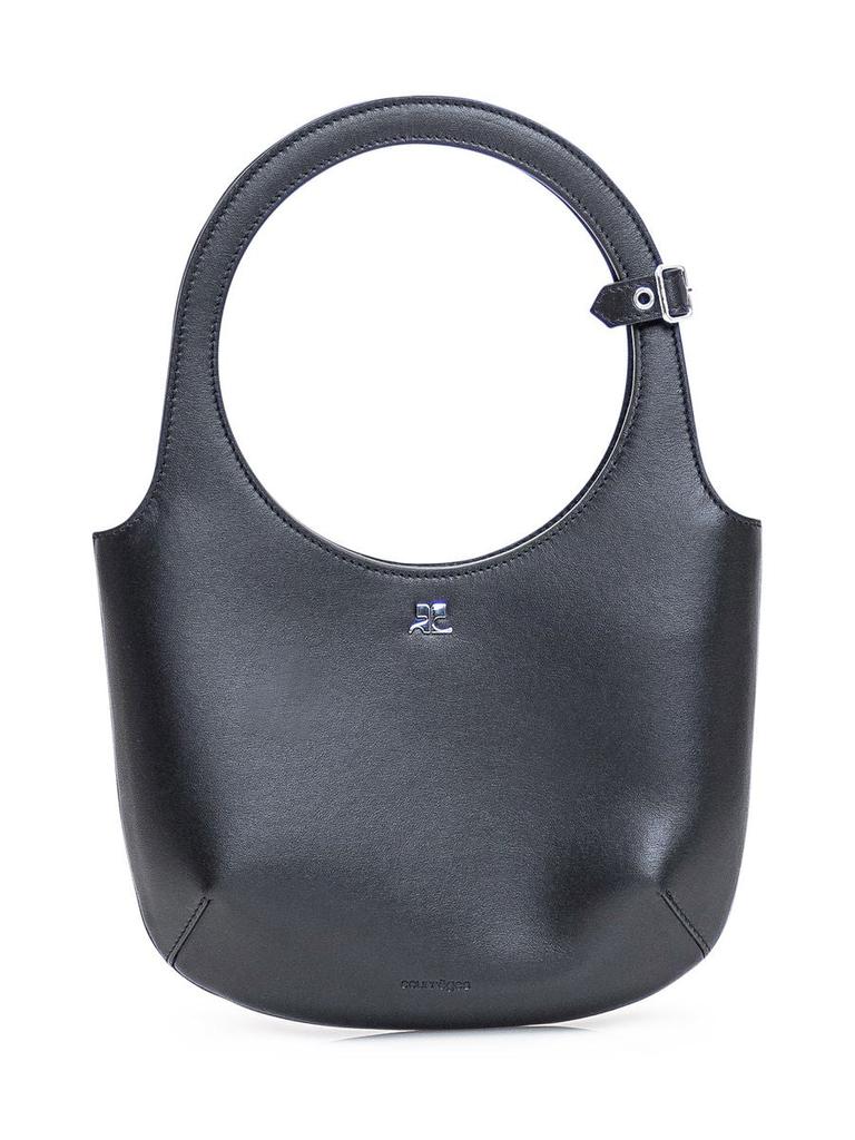 Shop Courrèges Black 'Friday' Tote Bag on Sale at
