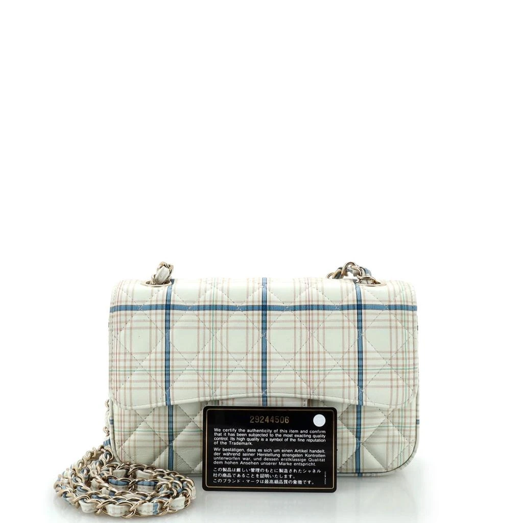 Chanel Classic Single Flap Bag Quilted Printed Calfskin Mini 2