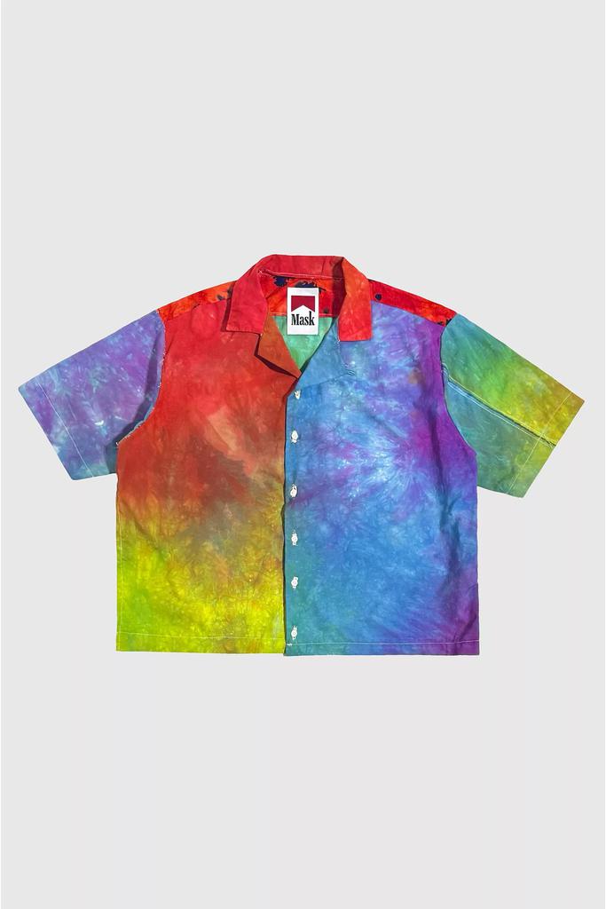 Urban Outfitters Vintage 1970's Tie Dye  Loop Collar Shirt