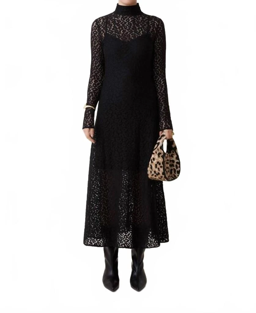 Ciara Lace Midi Dress In Noir  On Sale Now with Up to 78% Off | Discover  Exclusive Deals & Savings at BeyondStyle  Authentic Suncoo women|clothing| dresses with Limited-Time Discounts, Free Shipping,