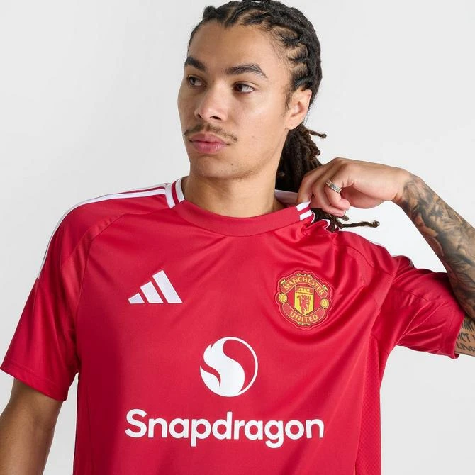 Adidas Men's adidas Manchester United 24-25 Home Replica Soccer Jersey 5