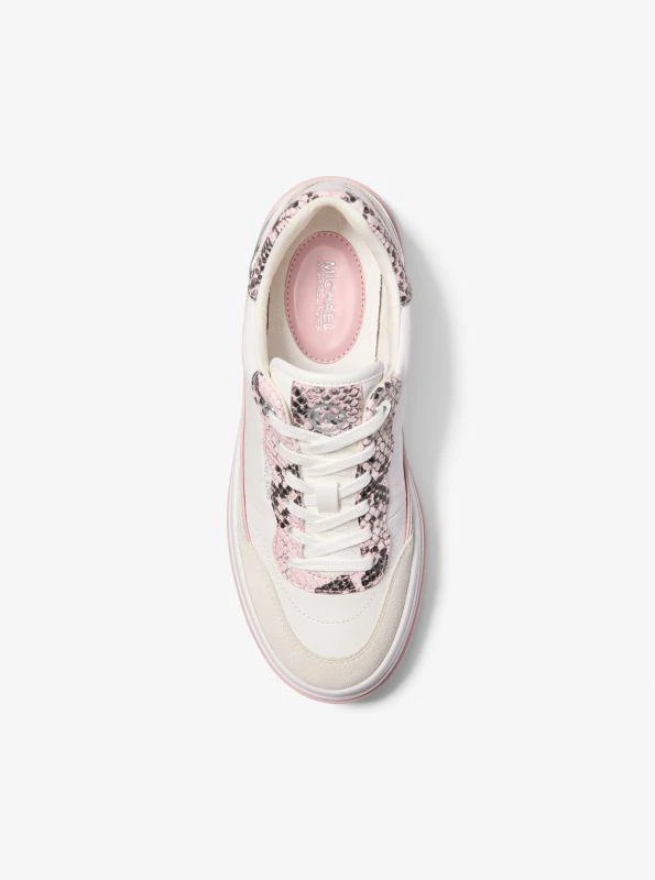 Michael Kors Hayes Leather Platform Sneaker 4