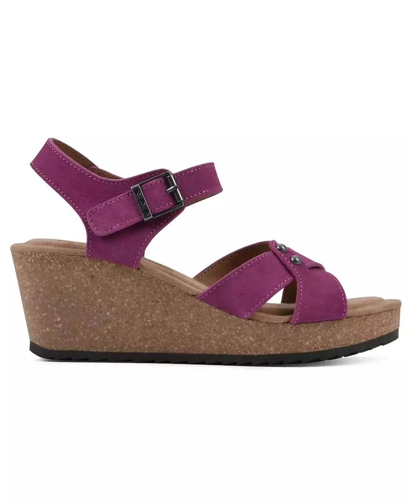 White Mountain Women's Prezo Footbed Wedge Sandals 2